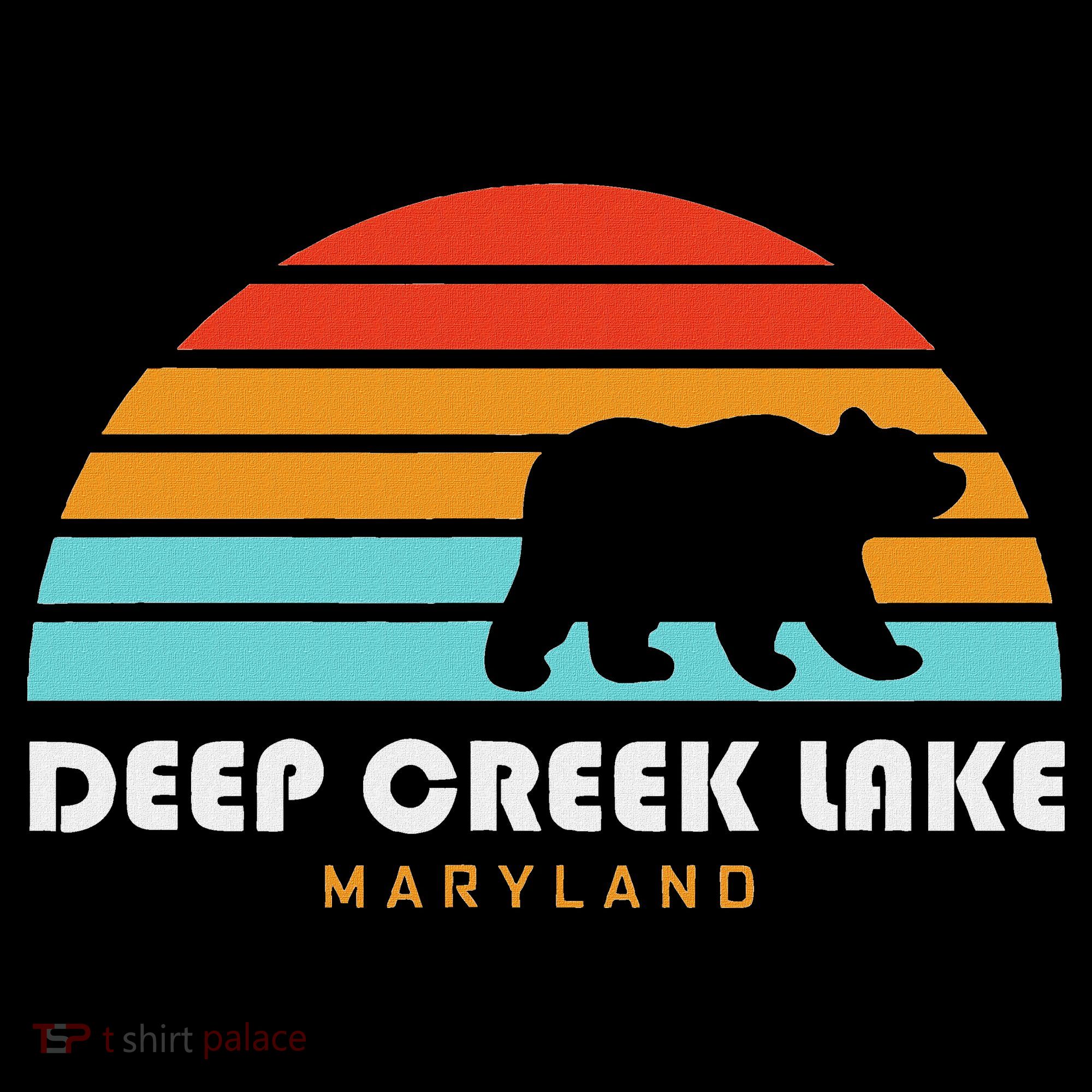 Deep Creek Lake Maryland Bear Deep Creek Lake Sweatshirt