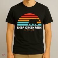 Deep Creek Lake Maryland Bear Deep Creek Lake T-Shirt thumb 3