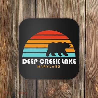 Deep Creek Lake Maryland Bear Deep Creek Lake Coaster