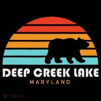 Deep Creek Lake Maryland Bear Deep Creek Lake Women's Hoodie thumb 2