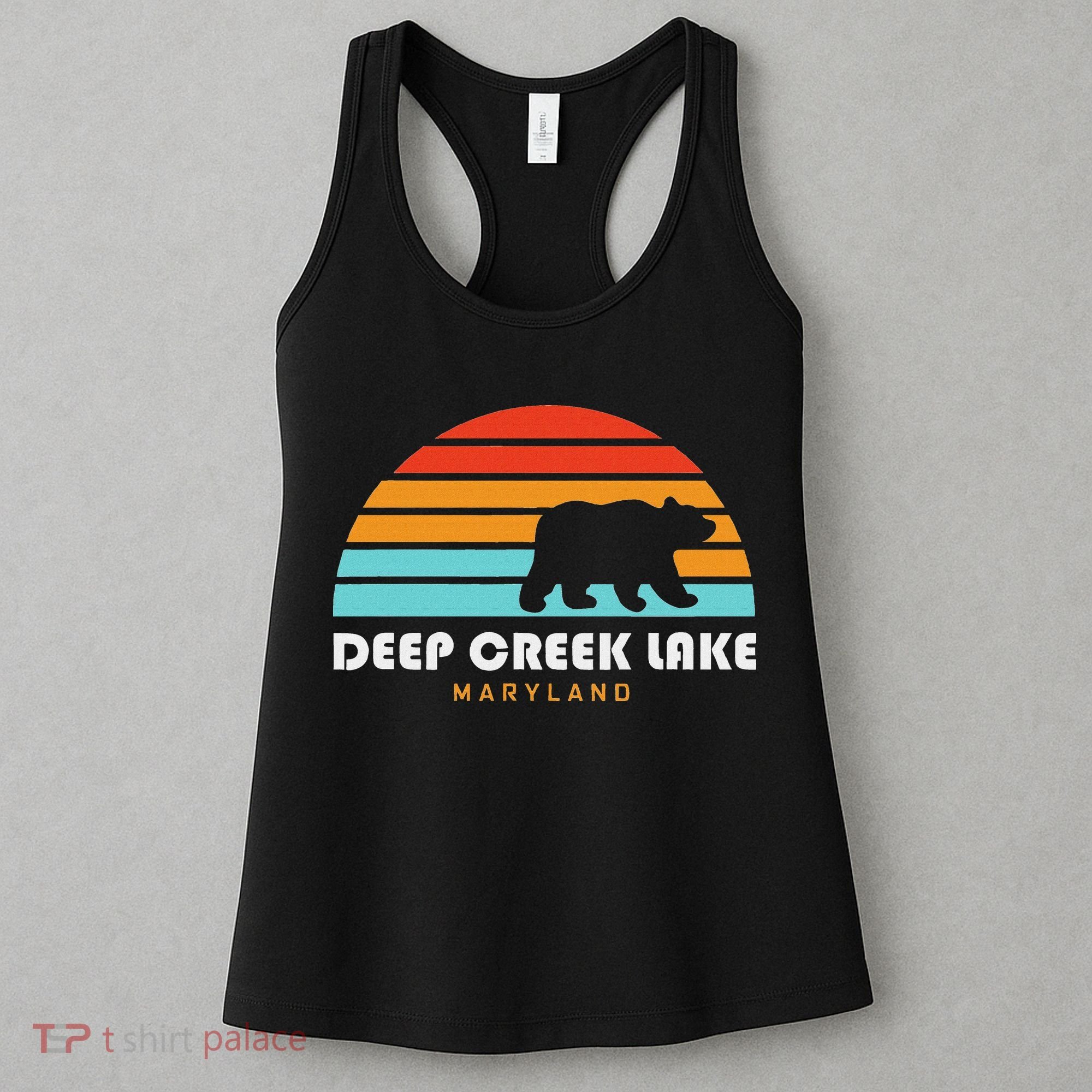 Deep Creek Lake Maryland Bear Deep Creek Lake Women's Tank Top