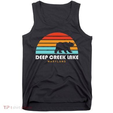 Deep Creek Lake Maryland Bear Deep Creek Lake Tank Top