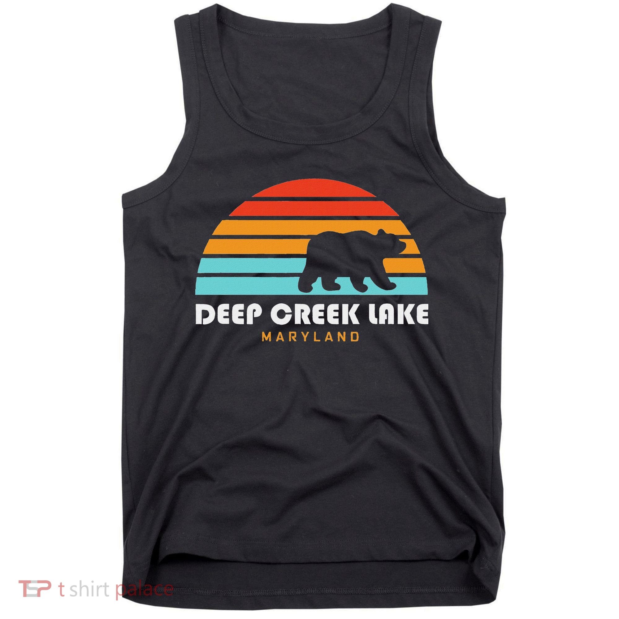 Deep Creek Lake Maryland Bear Deep Creek Lake Tank Top