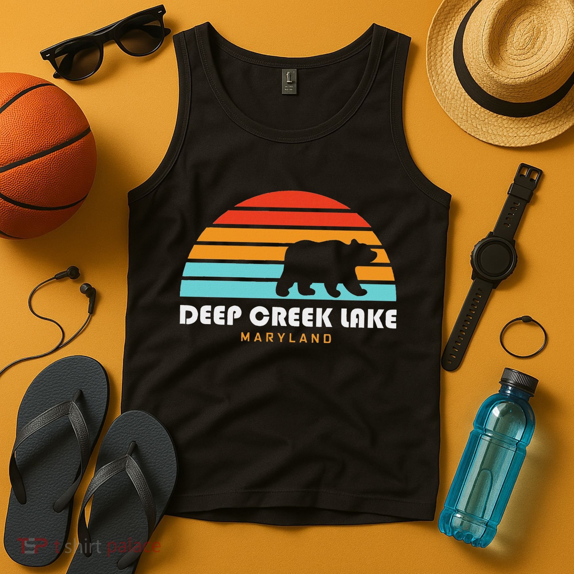 Deep Creek Lake Maryland Bear Deep Creek Lake Tank Top