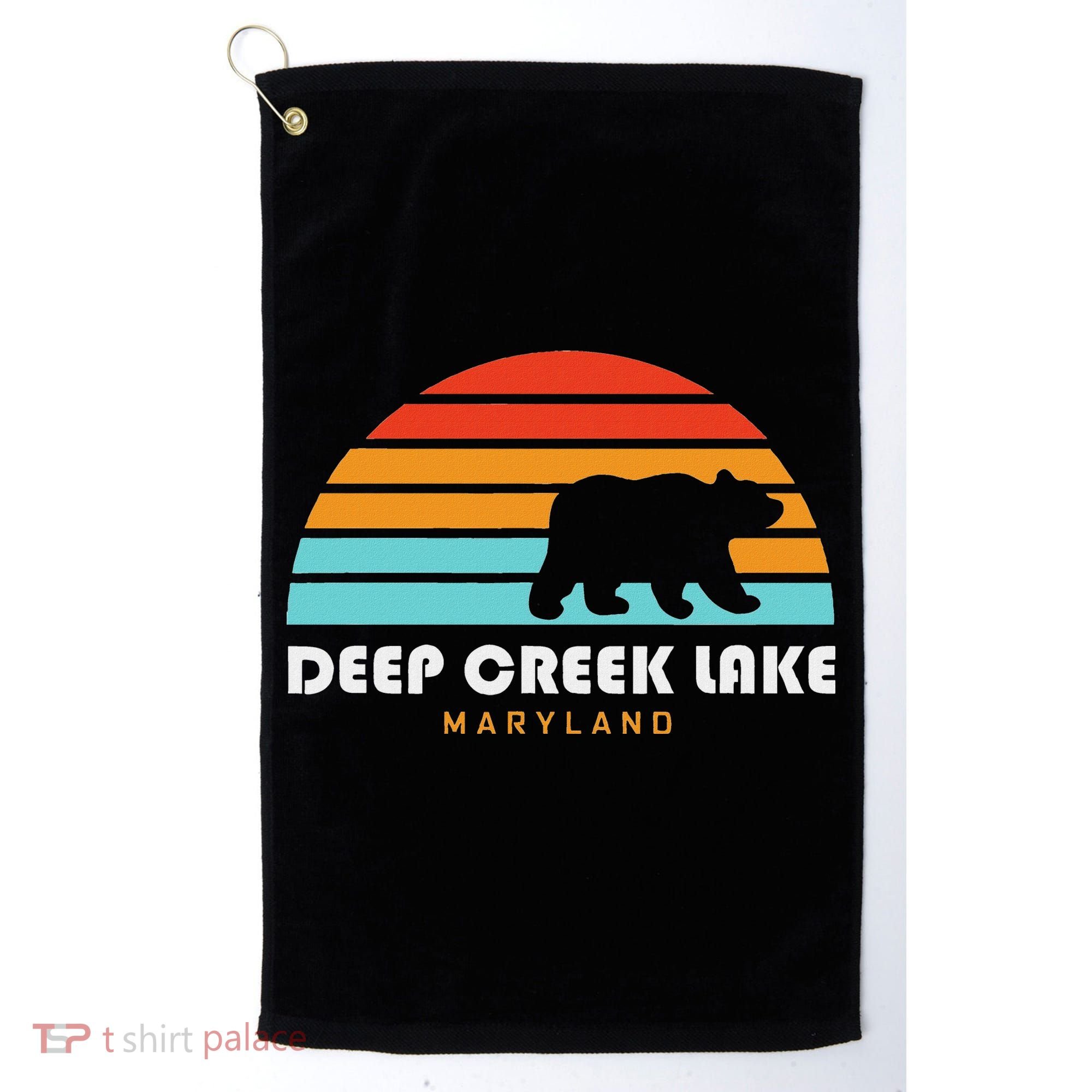 Deep Creek Lake Maryland Bear Deep Creek Lake Golf Towel