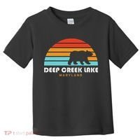 Deep Creek Lake Maryland Bear Deep Creek Lake Toddler T-Shirt thumb 0