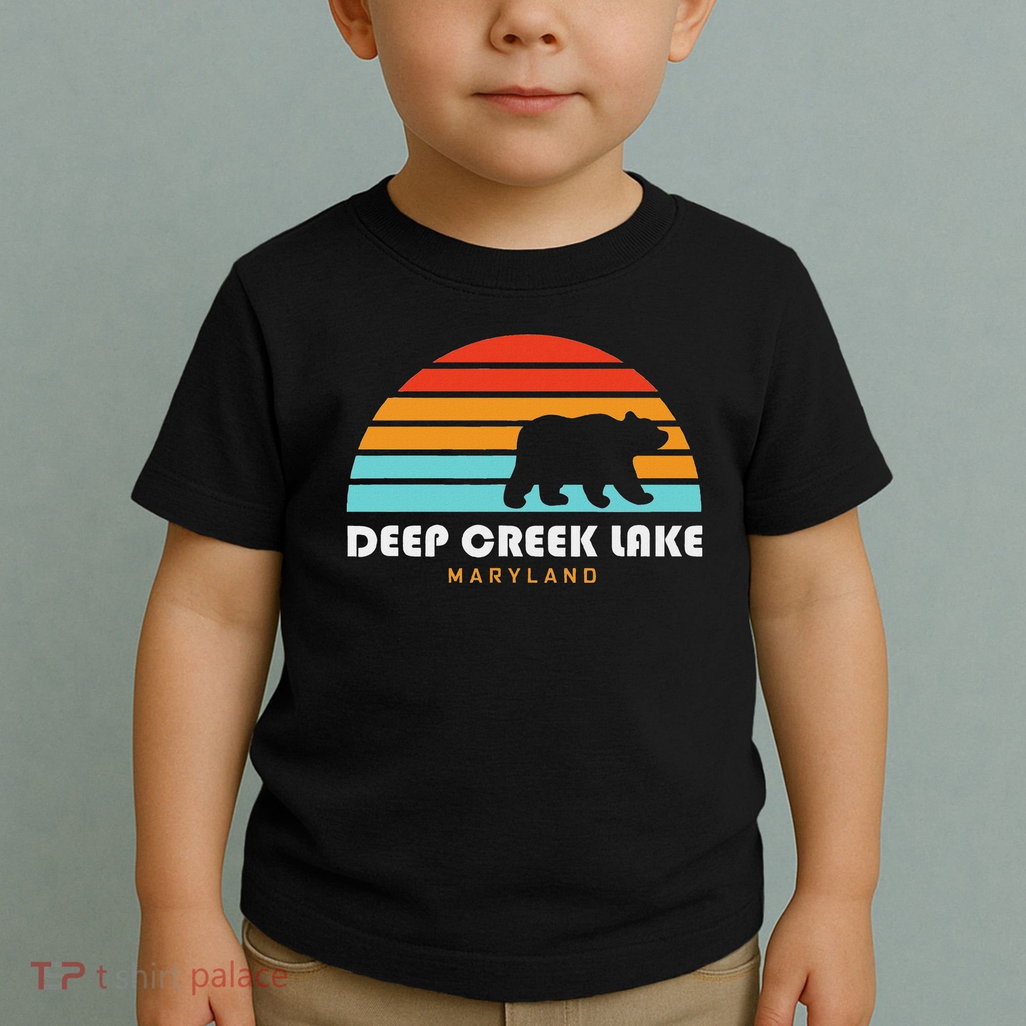 Deep Creek Lake Maryland Bear Deep Creek Lake Toddler T-Shirt