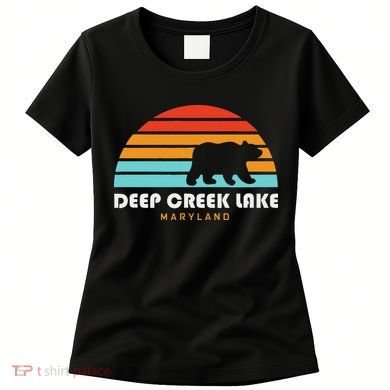 Deep Creek Lake Maryland Bear Deep Creek Lake Women's T-Shirt
