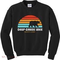 Deep Creek Lake Maryland Bear Deep Creek Lake Kids Sweatshirt thumb 0