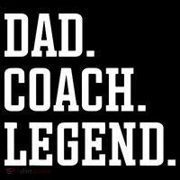 Dad Coach Legend Coach Dad Button thumb 1