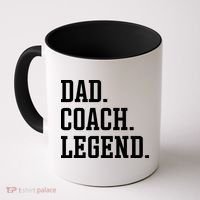 Dad Coach Legend Coach Dad Coffee Mug thumb 0