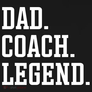 Dad Coach Legend Coach Dad Drawstring Bag