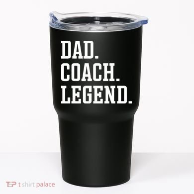 Dad Coach Legend Coach Dad Tumbler