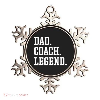 Dad Coach Legend Coach Dad Ornament