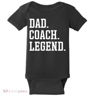 Dad Coach Legend Coach Dad Baby Bodysuit