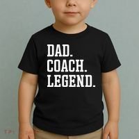 Dad Coach Legend Coach Dad Toddler T-Shirt thumb 2