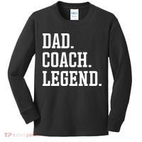 Dad Coach Legend Coach Dad Kids Long Sleeve Shirt thumb 0