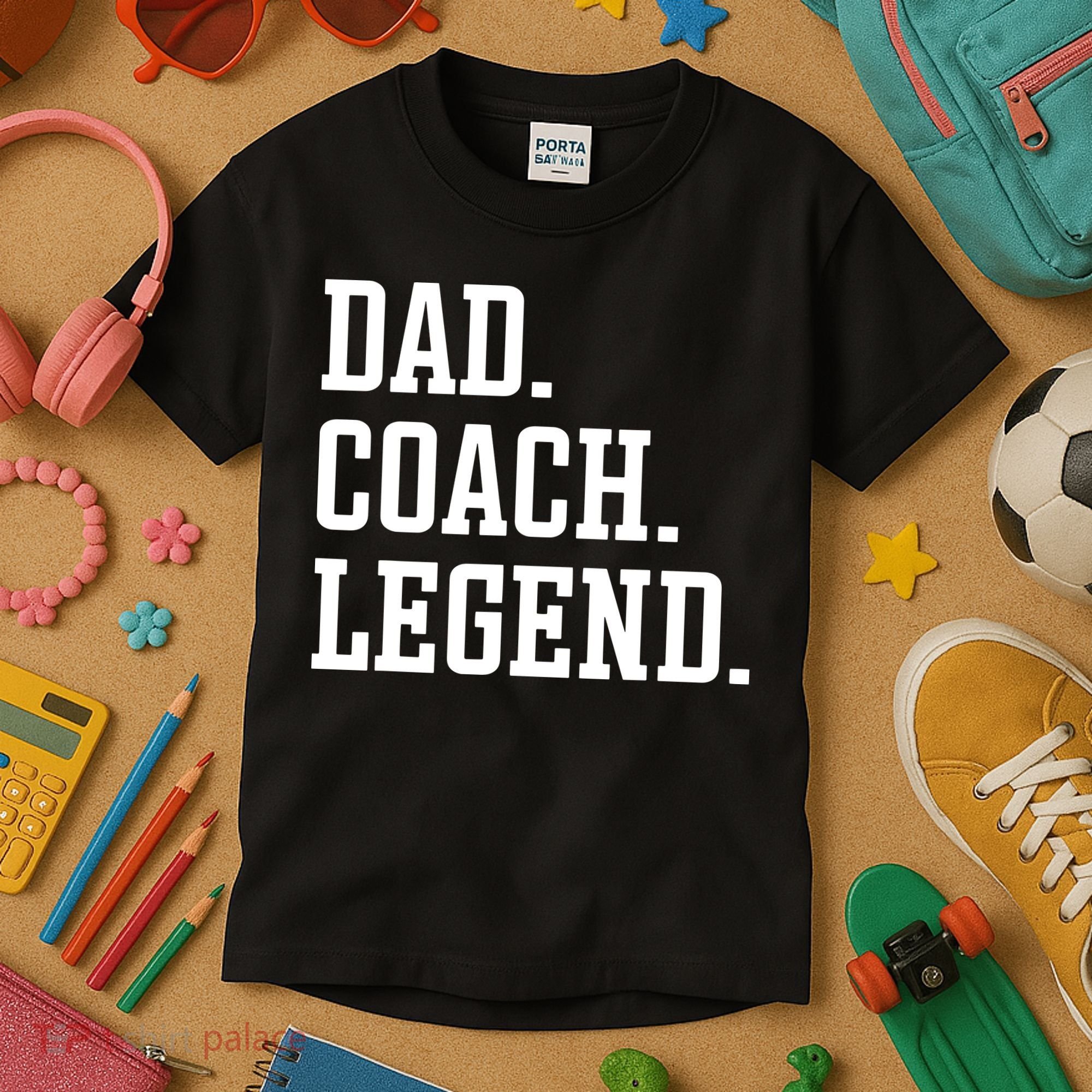 Dad Coach Legend Coach Dad Kids T-Shirt