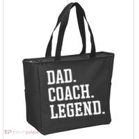 Dad Coach Legend Coach Dad Tote Bag thumb 2