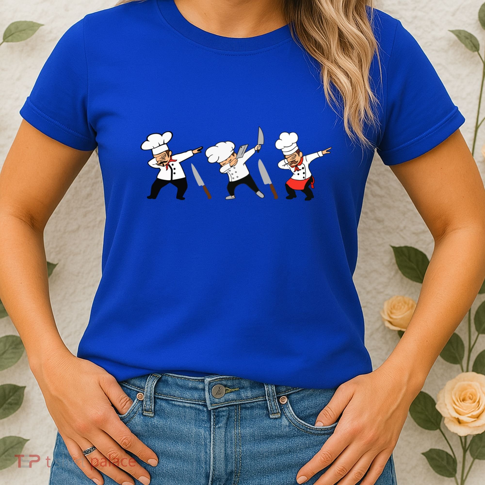 Dabbing Chef Lover Chief Cook Culinary Cool Gift Women's T-Shirt