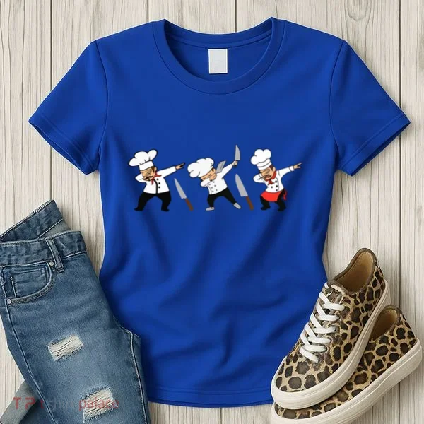 Dabbing Chef Lover Chief Cook Culinary Cool Gift Women's T-Shirt