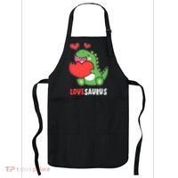 Dinosaur Cute LoveSaurus Valentines Day Heart Apron thumb 0