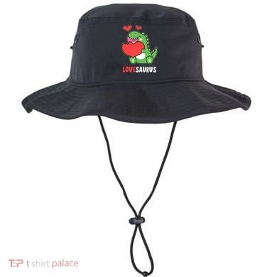 Dinosaur Cute LoveSaurus Valentines Day Heart Bucket Hat