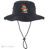 Dinosaur Cute LoveSaurus Valentines Day Heart Bucket Hat thumb 0
