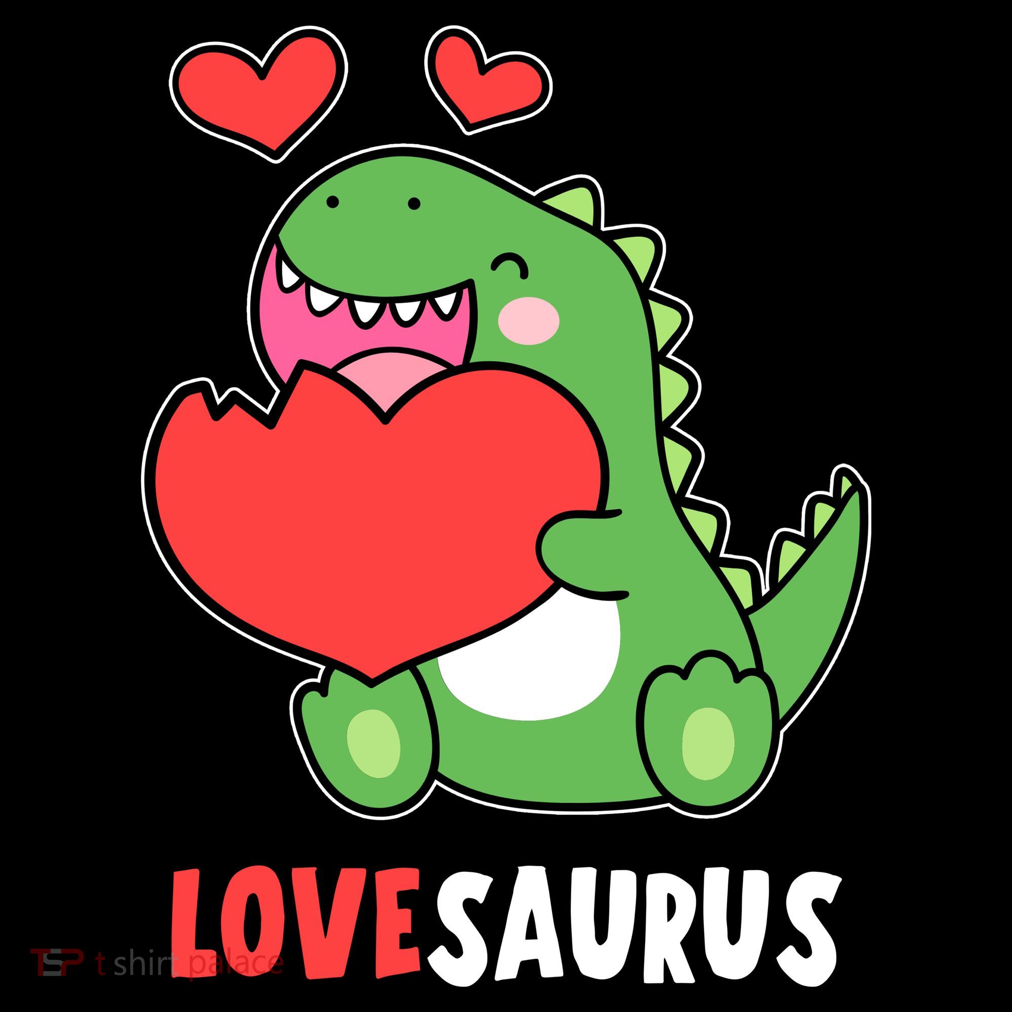 Dinosaur Cute LoveSaurus Valentines Day Heart Visor