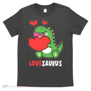 Dinosaur Cute LoveSaurus Valentines Day Heart T-Shirt