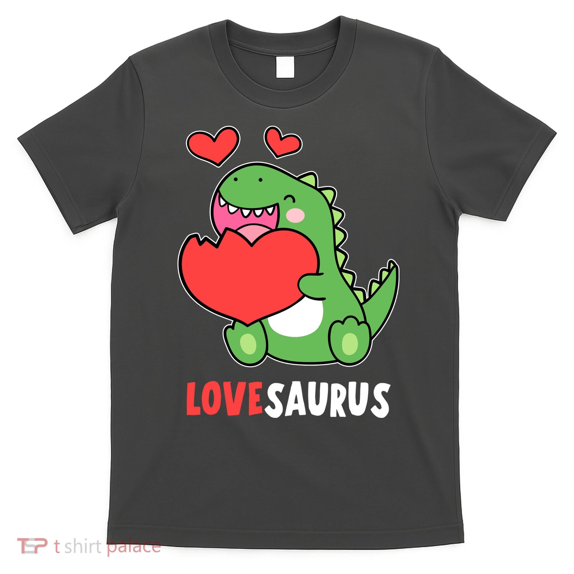 Dinosaur Cute LoveSaurus Valentines Day Heart T-Shirt