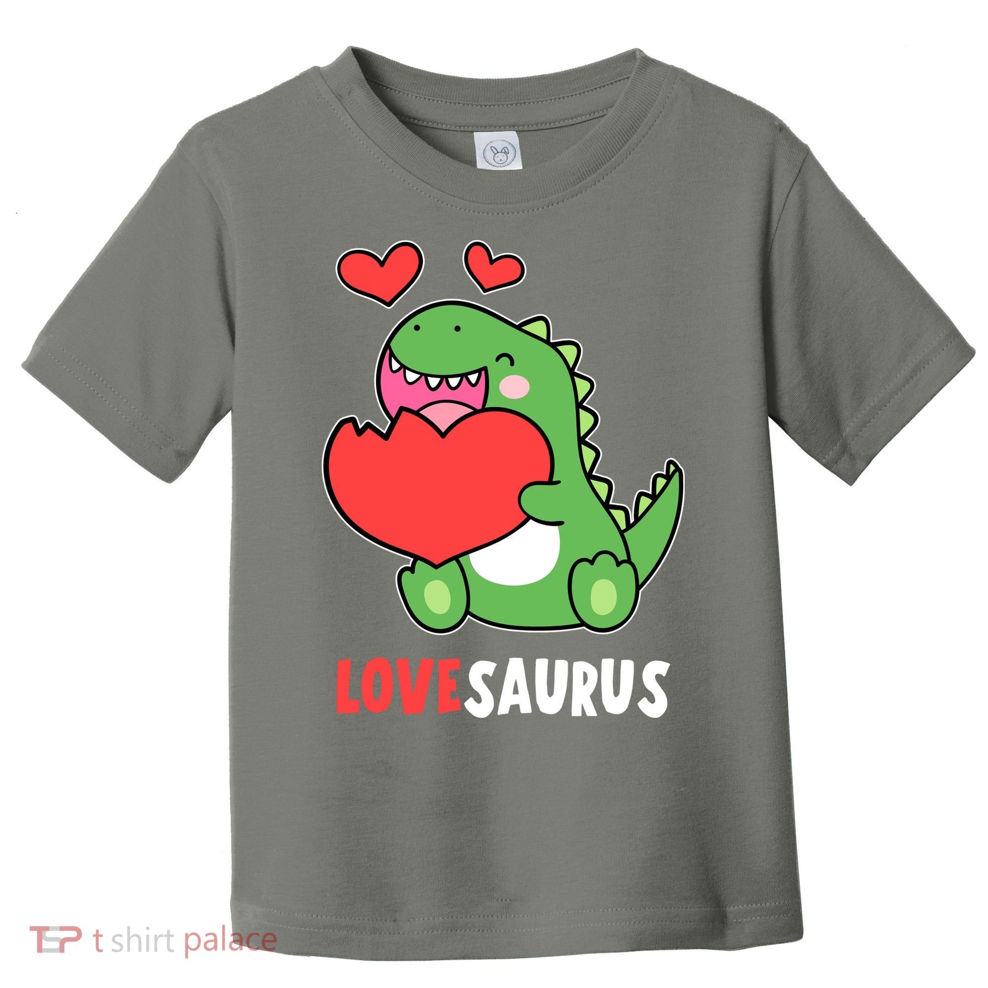 Dinosaur Cute LoveSaurus Valentines Day Heart Toddler T-Shirt