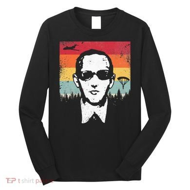 Db Cooper Lives Sketch Unsolved Mystery Urban Legend Rainbow Long Sleeve Shirt