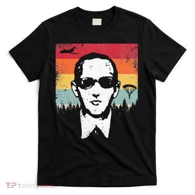 Db Cooper Lives Sketch Unsolved Mystery Urban Legend Rainbow T-Shirt