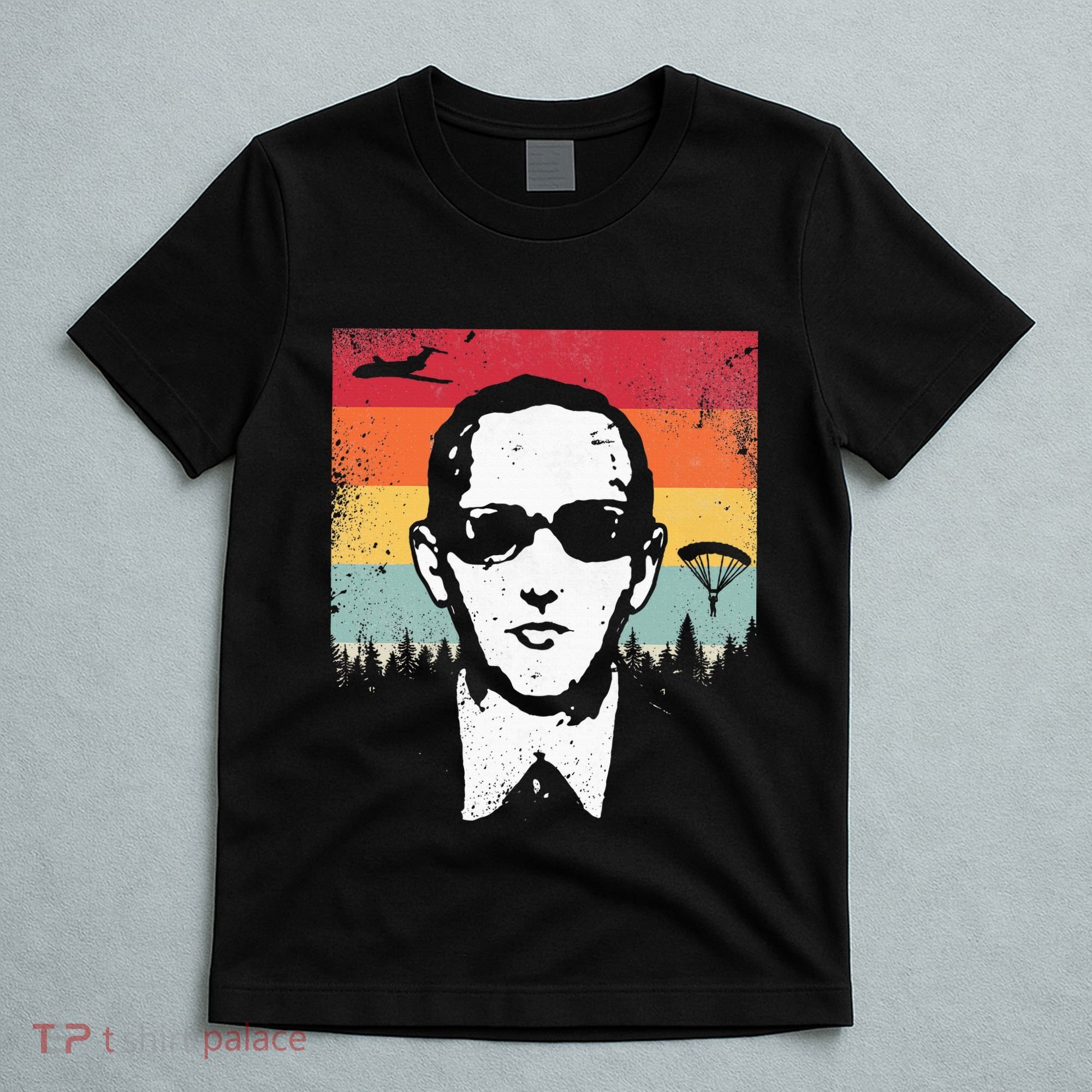 Db Cooper Lives Sketch Unsolved Mystery Urban Legend Rainbow T-Shirt