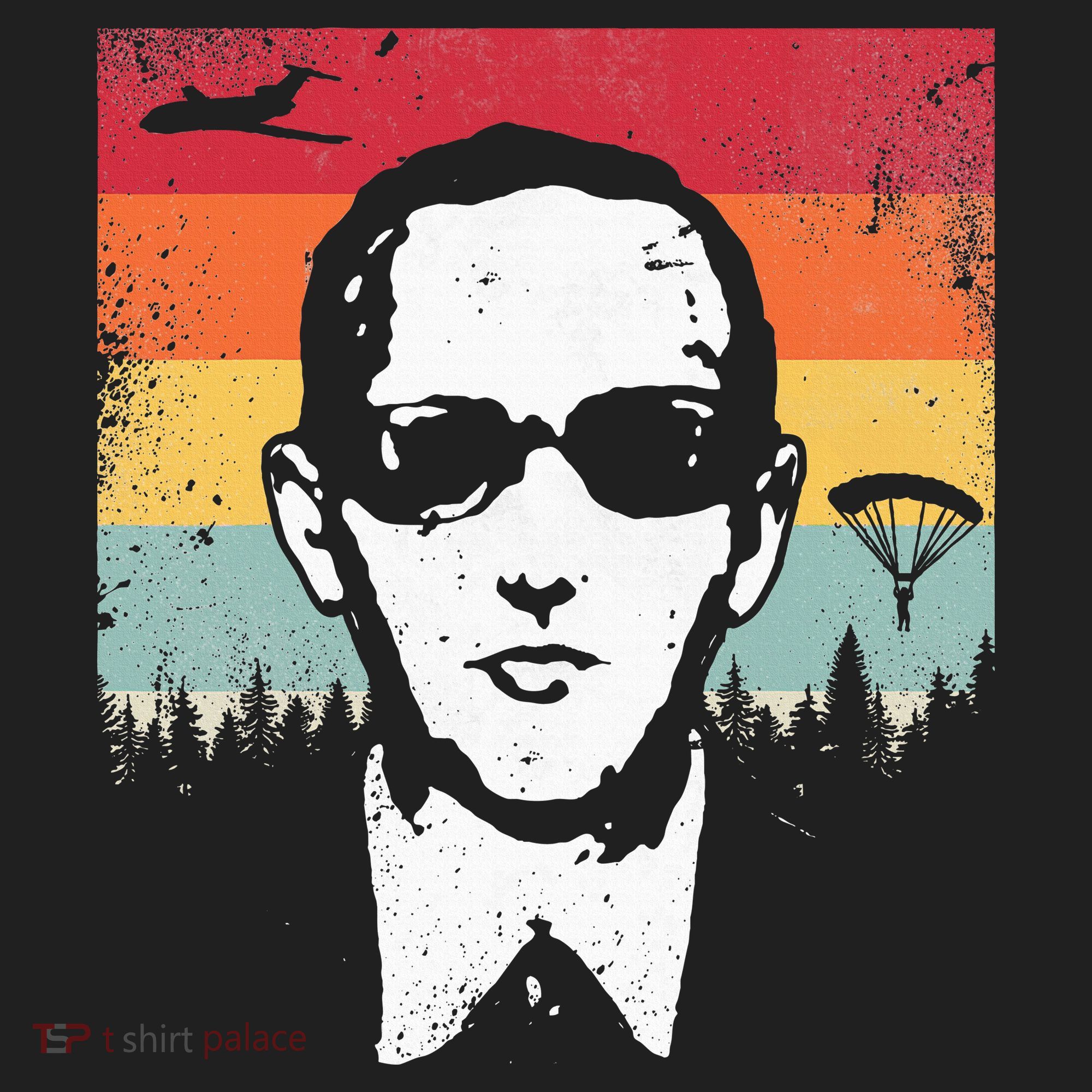 Db Cooper Lives Sketch Unsolved Mystery Urban Legend Rainbow Beanie
