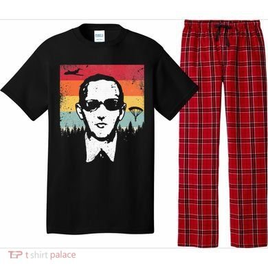 Db Cooper Lives Sketch Unsolved Mystery Urban Legend Rainbow Pajama Set
