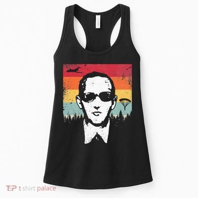 Db Cooper Lives Sketch Unsolved Mystery Urban Legend Rainbow Women's Tank Top