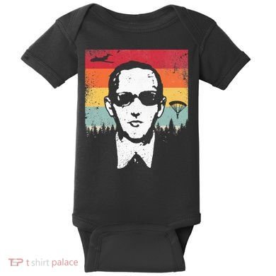 Db Cooper Lives Sketch Unsolved Mystery Urban Legend Rainbow Baby Bodysuit