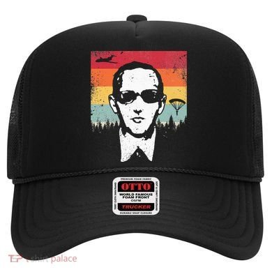 Db Cooper Lives Sketch Unsolved Mystery Urban Legend Rainbow Hat