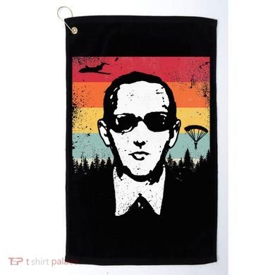 Db Cooper Lives Sketch Unsolved Mystery Urban Legend Rainbow Golf Towel