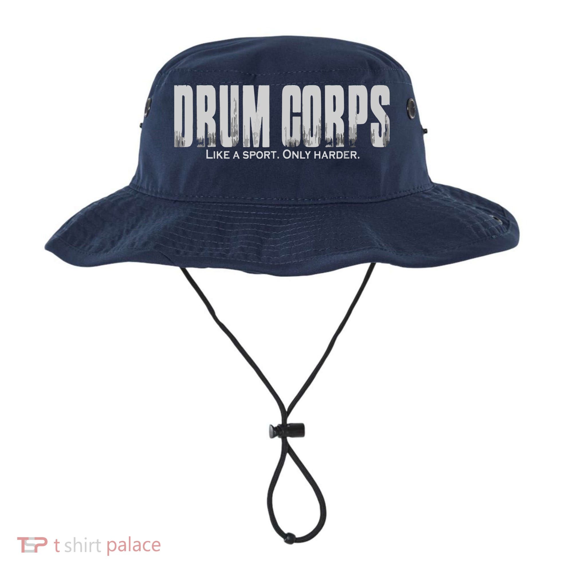 Drum Corps Like A Sport Only Harder Funny Drumline Bucket Hat