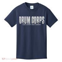 Drum Corps Like A Sport Only Harder Funny Drumline Kids T-Shirt thumb 0