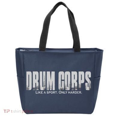 Drum Corps Like A Sport Only Harder Funny Drumline Tote Bag