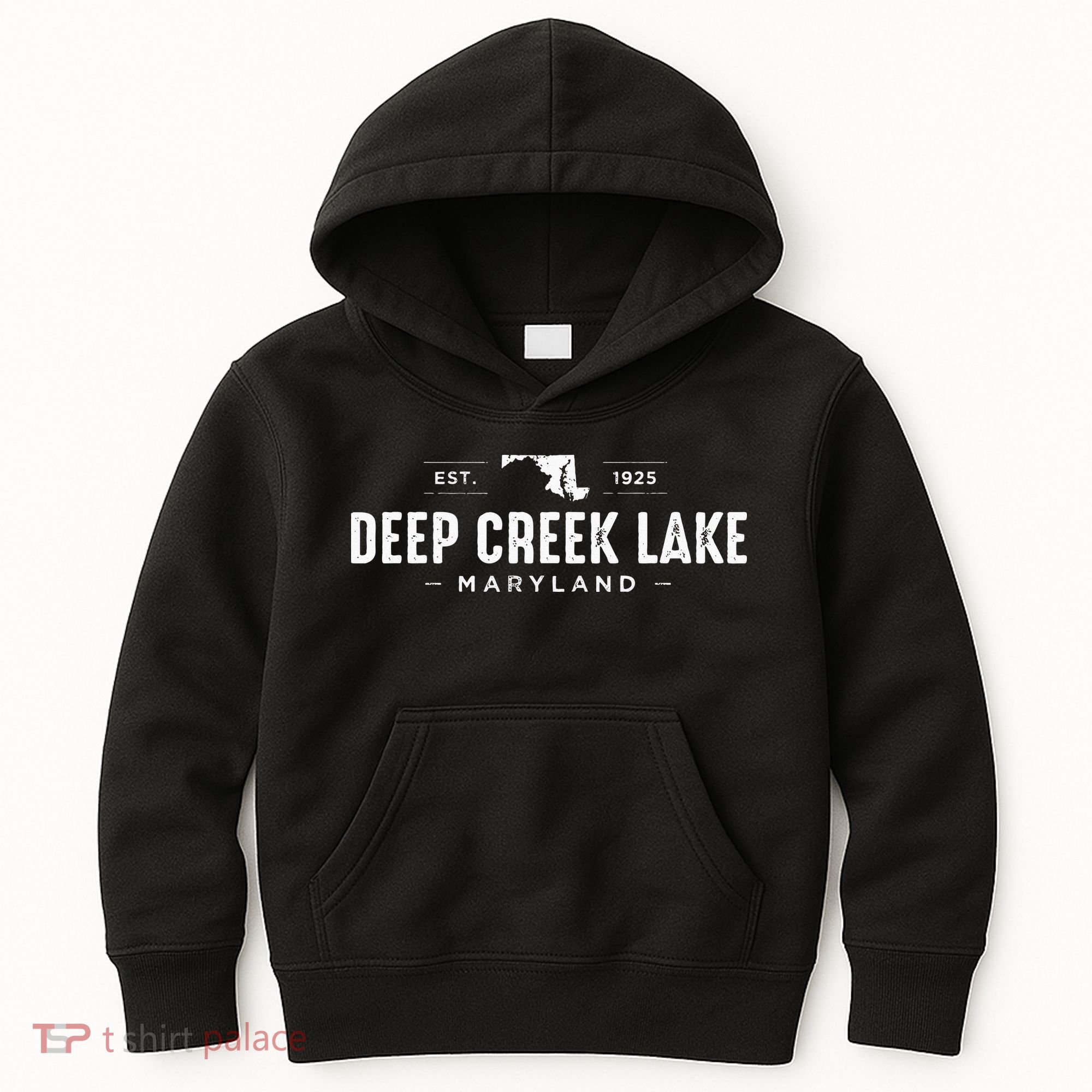 Deep Creek Lake Maryland Kids Hoodie