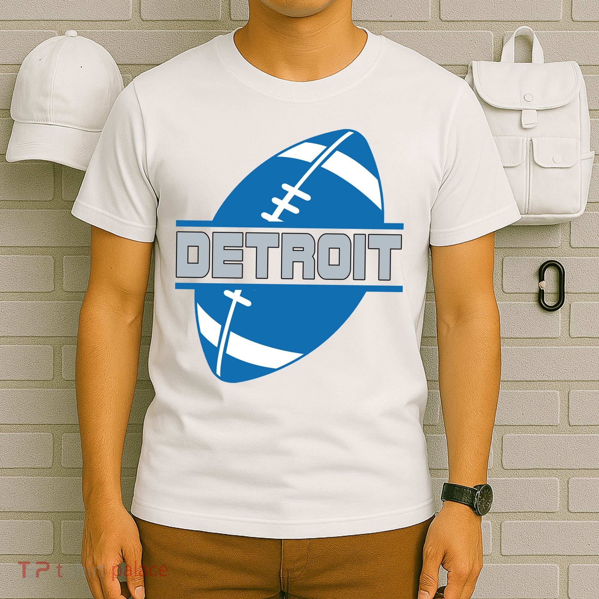 Detroit City Lions Sport Football T-Shirt