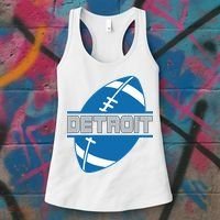 Detroit City Lions Sport Football Women's Tank Top thumb 3