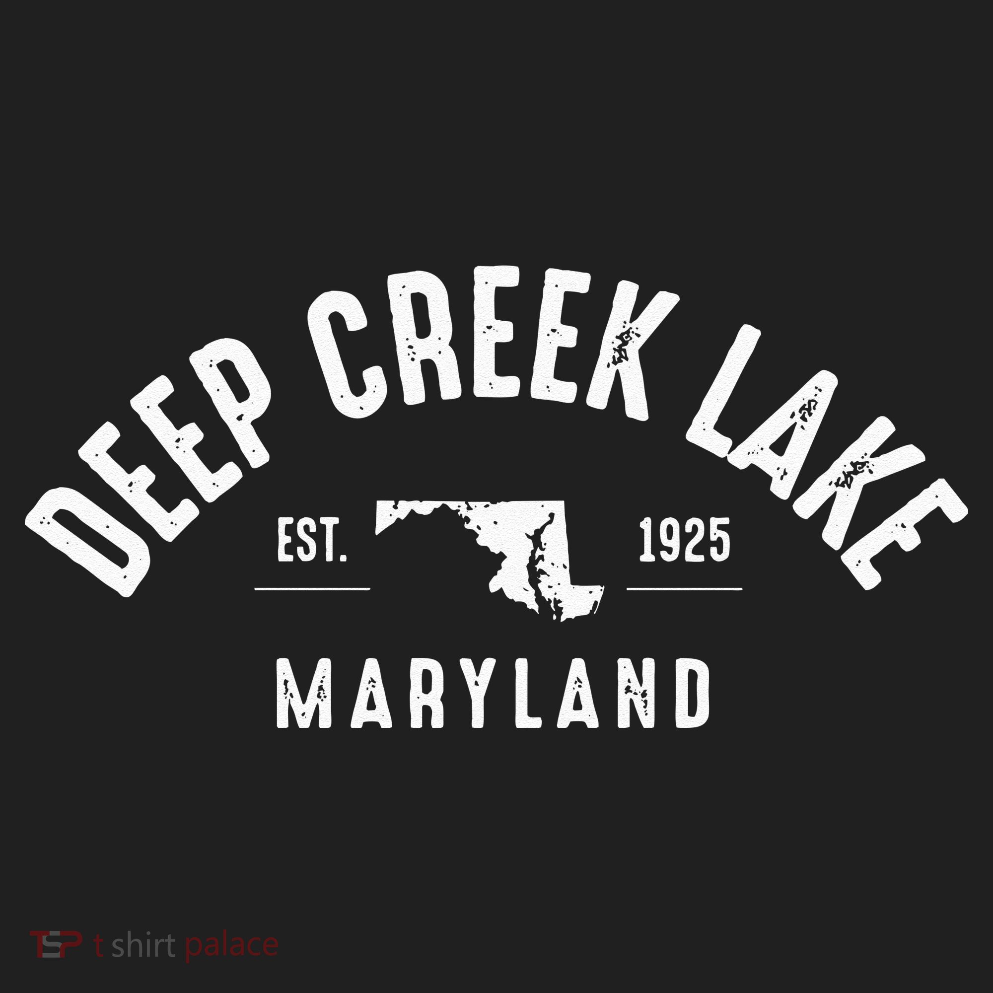 Deep Creek Lake Maryland Golf Towel