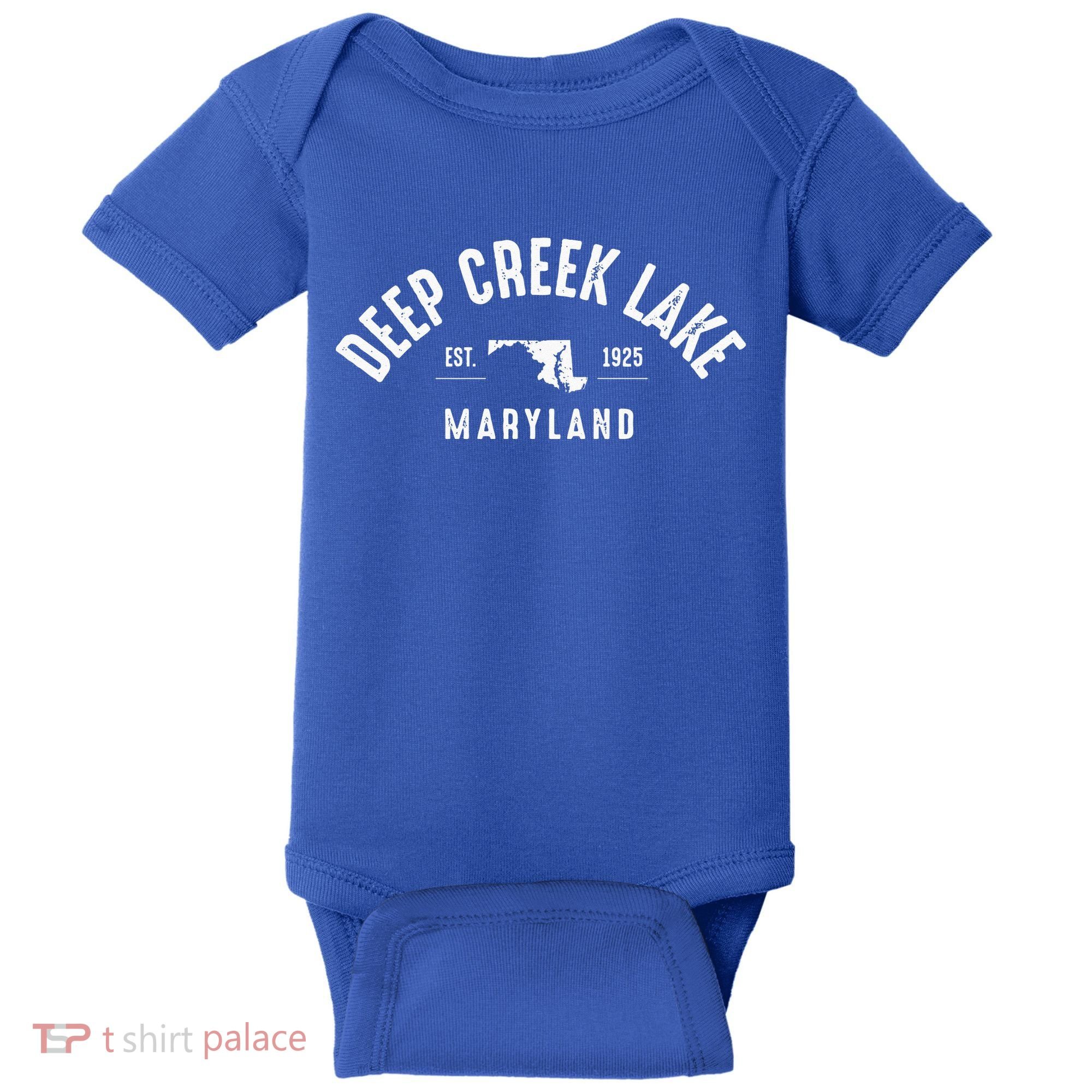 Deep Creek Lake Maryland Baby Bodysuit