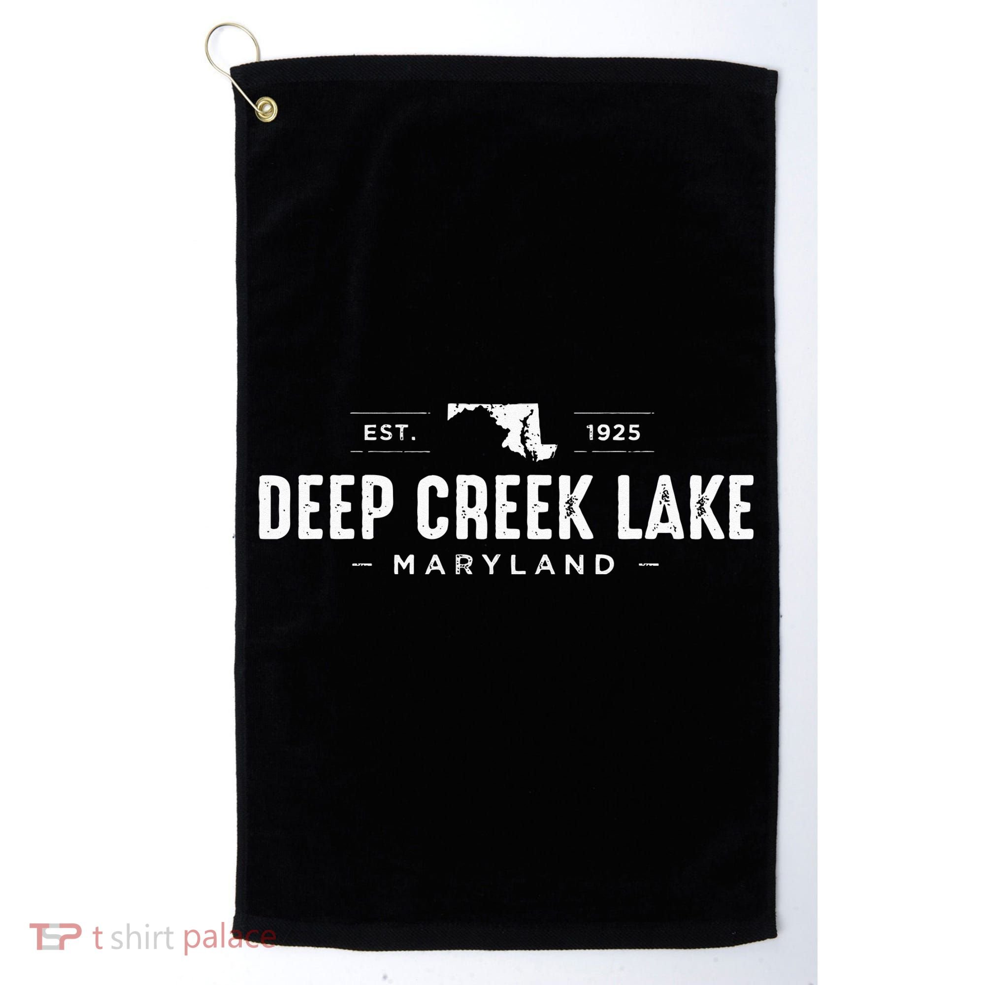 Deep Creek Lake Maryland Golf Towel